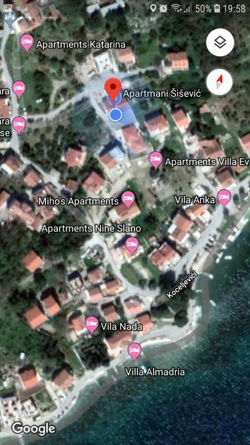 Apartments Sisevic - Comfort Apartments With Balconies And Sea View Slano Ngoại thất bức ảnh